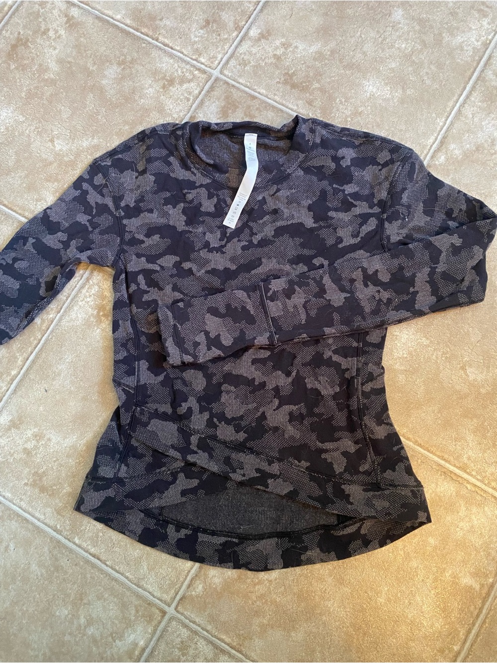 Lululemon cross over crop long sleeve
